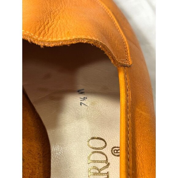 bernardo genesis women's loafers orange Size 7.5 - Picture 3 of 13